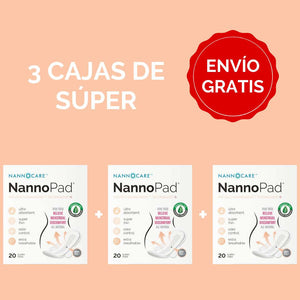 3 cajas - NannoPad® Súper - 20 piezas